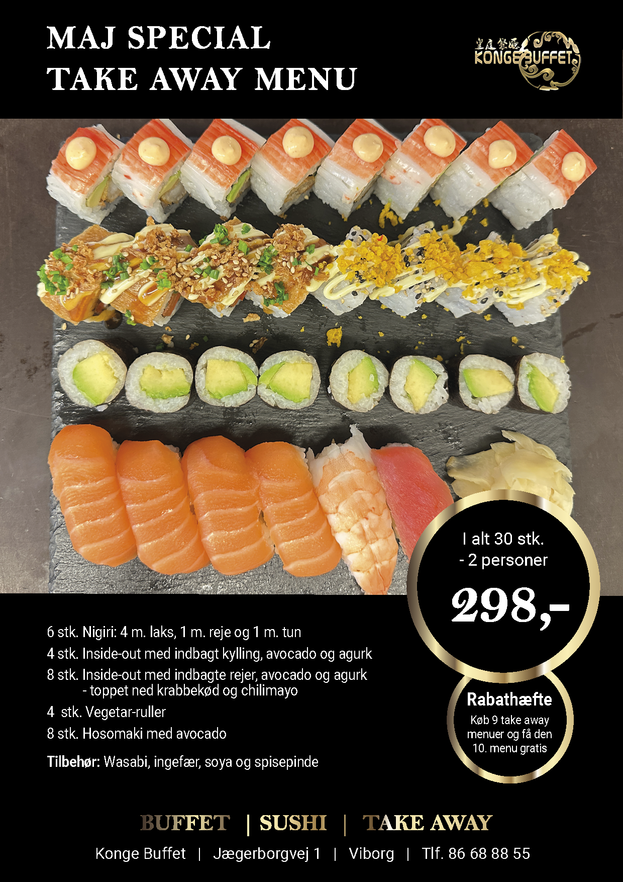 Sushi take away Viborg