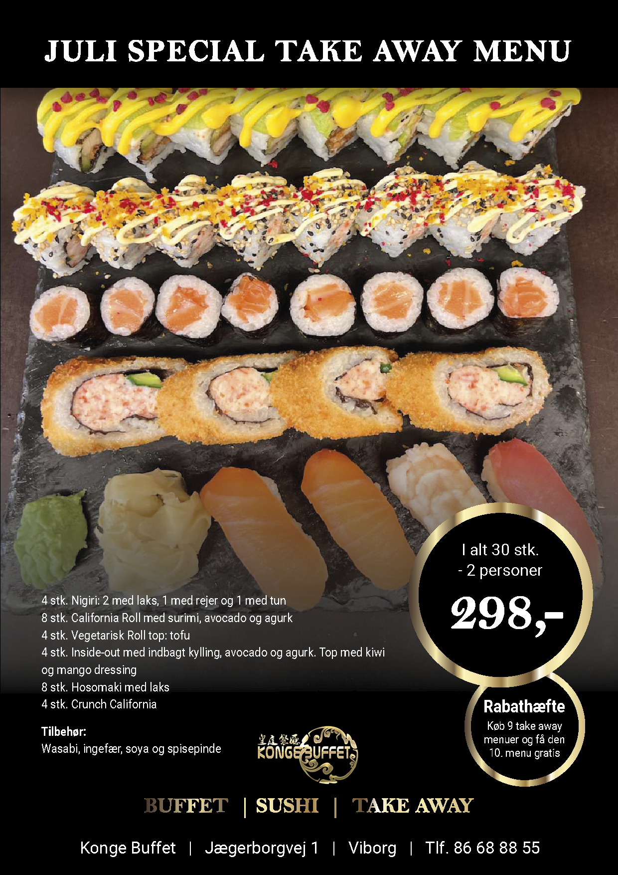 Take away sushi - Viborg