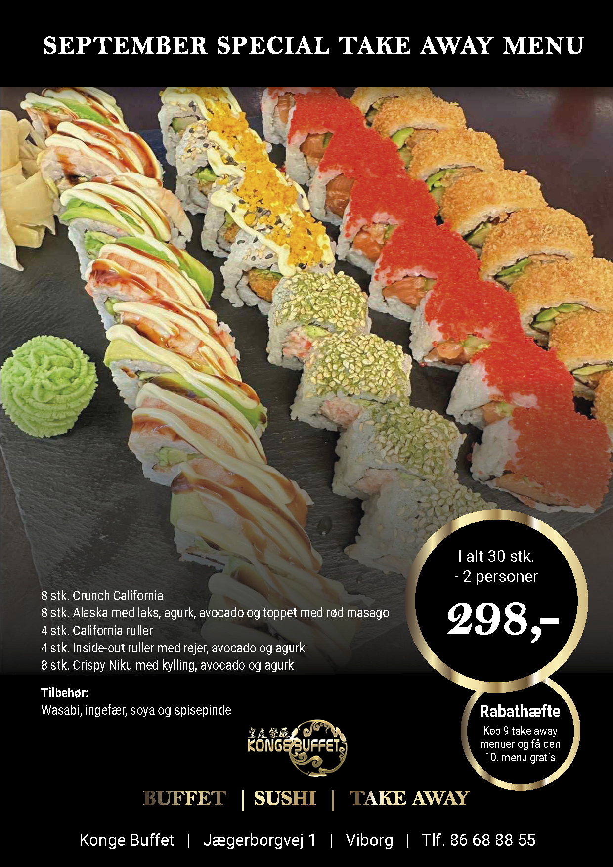 Sushi tilbud i Viborg